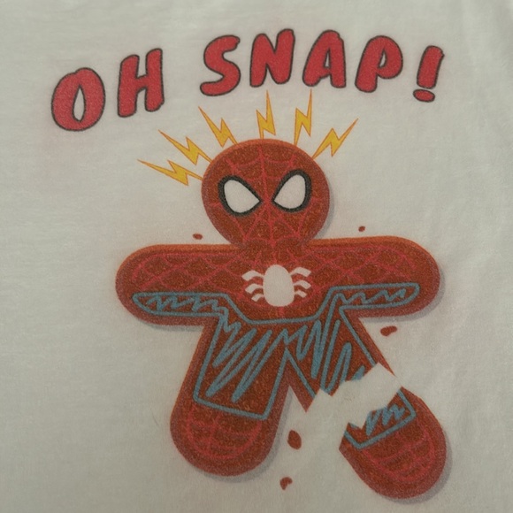 Marvel Holiday Spidey Gingerbread cookie Top - Picture 2 of 4